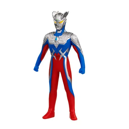 ORIGINAL BANDAI Ultraman Soft Rubber Series Zero Mebius Tiga Belial Agul Cosmos Gaia Action Anmie Figures Collect Model Toy Gift