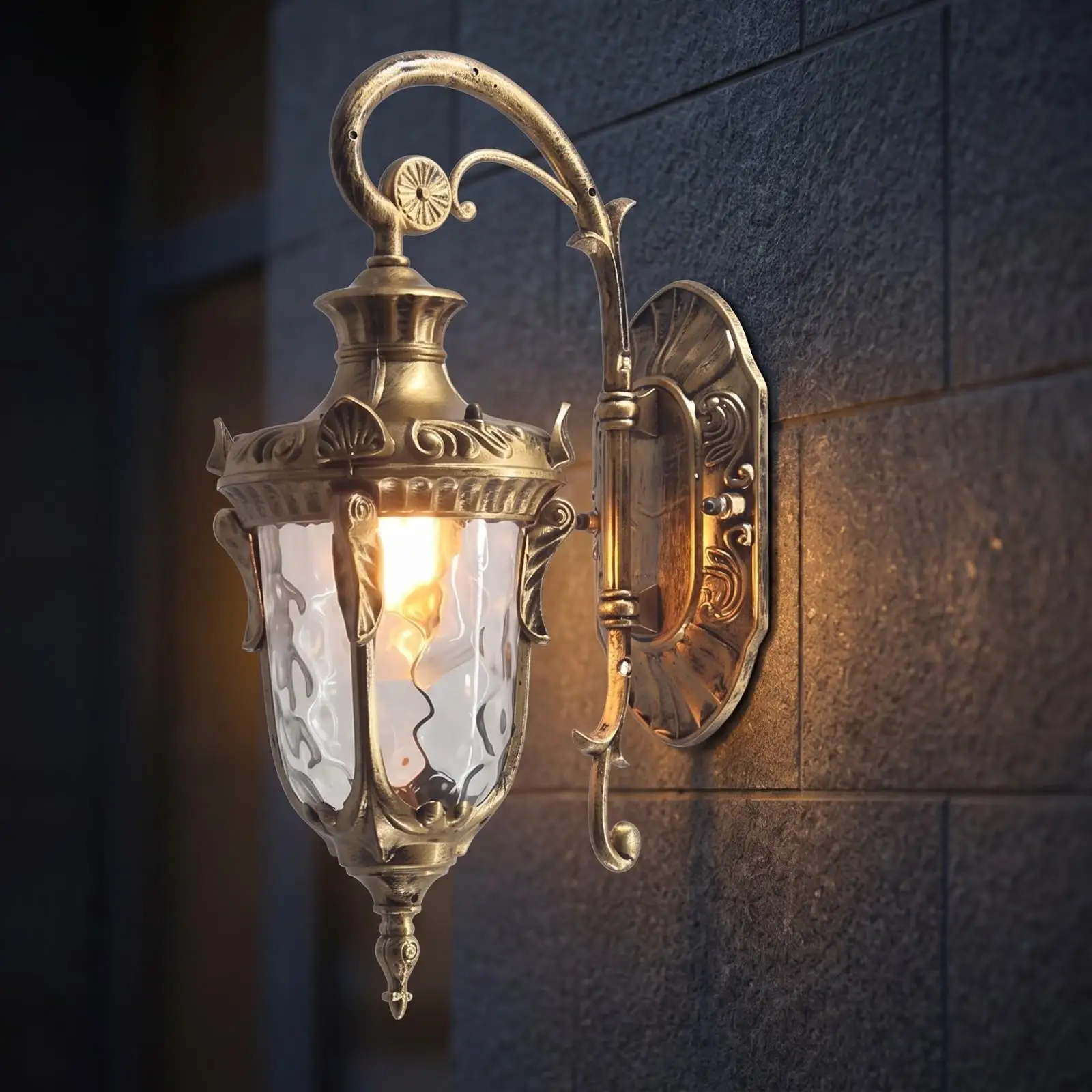 vintage-exterior-wall-sconce-with-curved-metal-arm-and-decorative-oval-backplate-for-outdoor-patio-hallway-garden-lighting