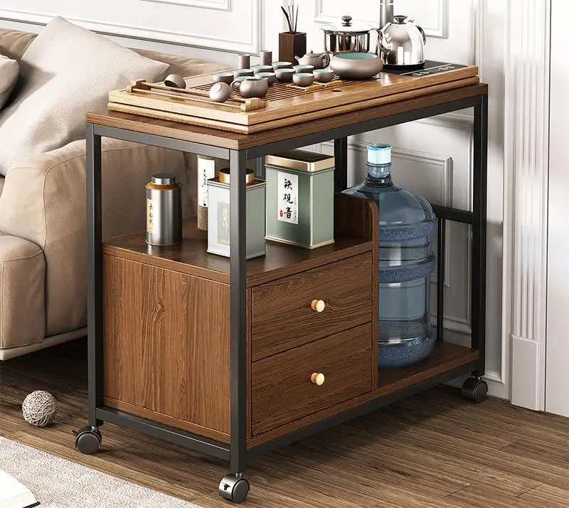 Yijiada Minimalist Scandinavian Style Side Table for Small Spaces – Living Room Sofa End Table, Bedroom Bedside Nightstand, Simp