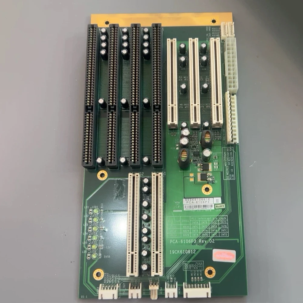 PCA-6106P3 Rev.D2 Industrial control board PCA-6106