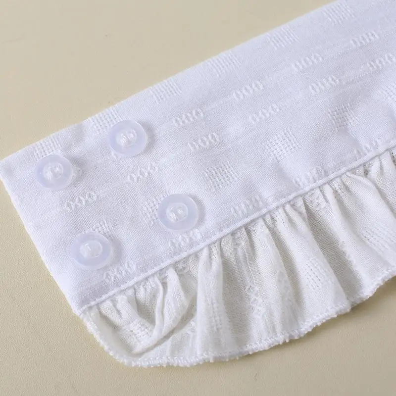 

652F 1 пара съемных накладных рукавов, съемные манжеты на запястье, жаккардовые элегантные многослойные нарукавники для женщин и