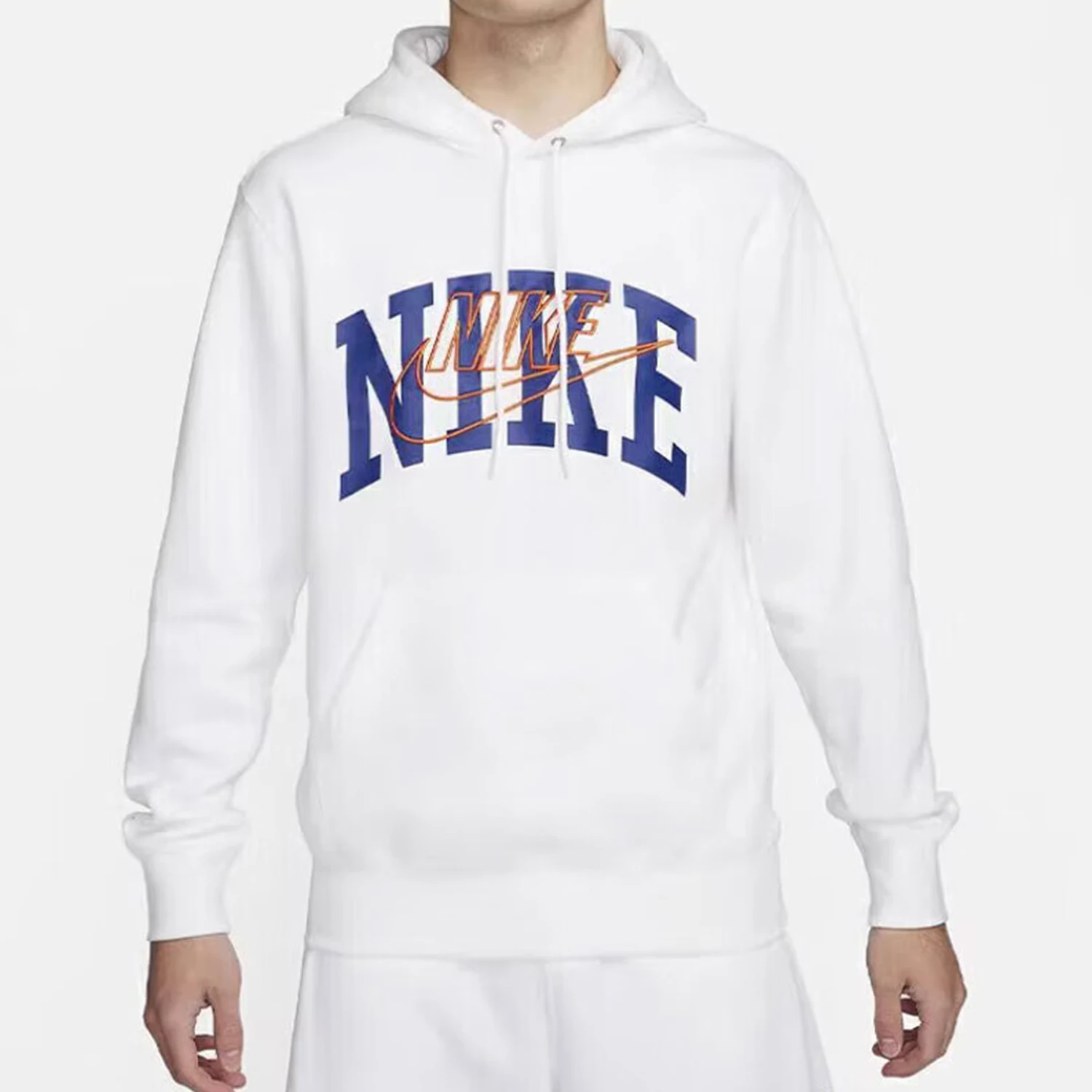 

Официальная новая мужская классическая толстовка с капюшоном Nike с буквенным принтом FV4448-100