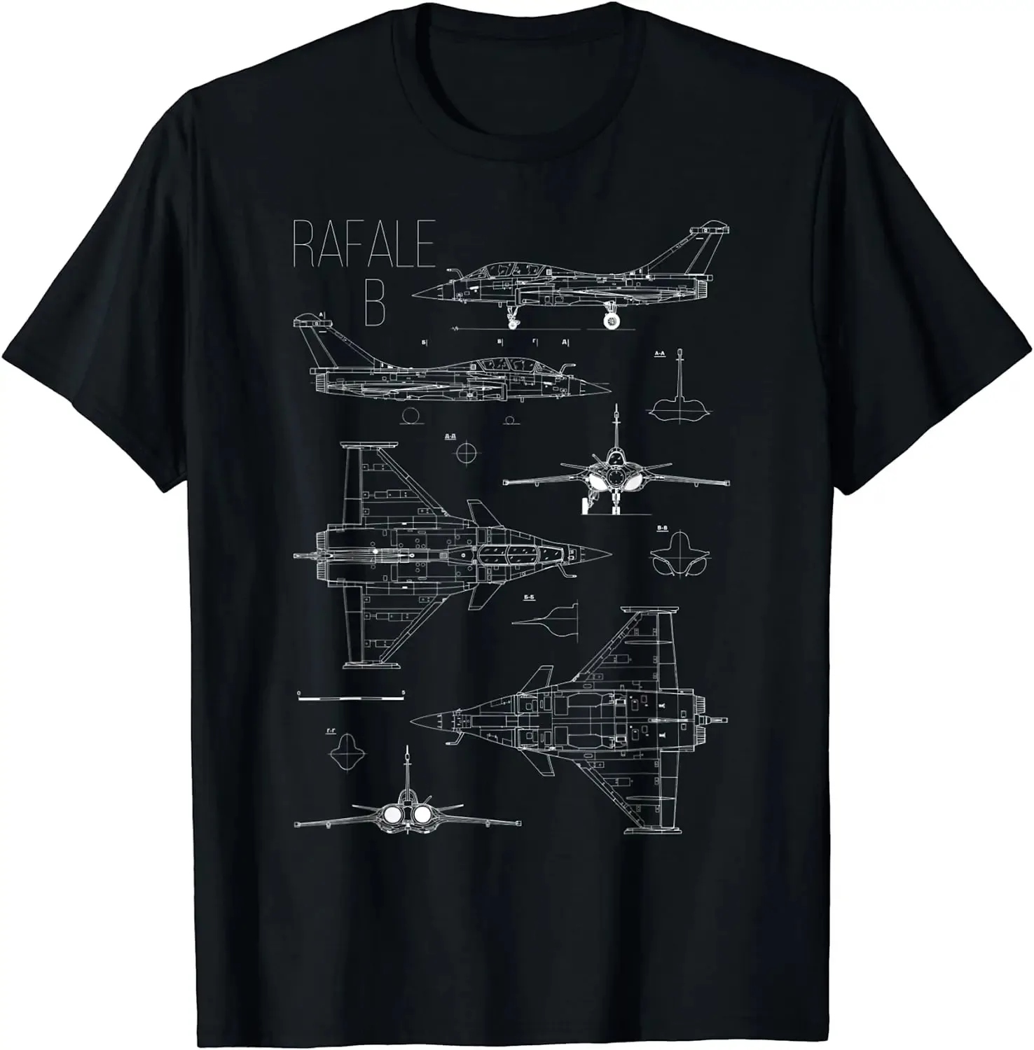 Rafale Fighter Jet Avion Militaire French Men T-Shirt Short Sleeve Casual 100% Cotton O-Neck Men T Shirt