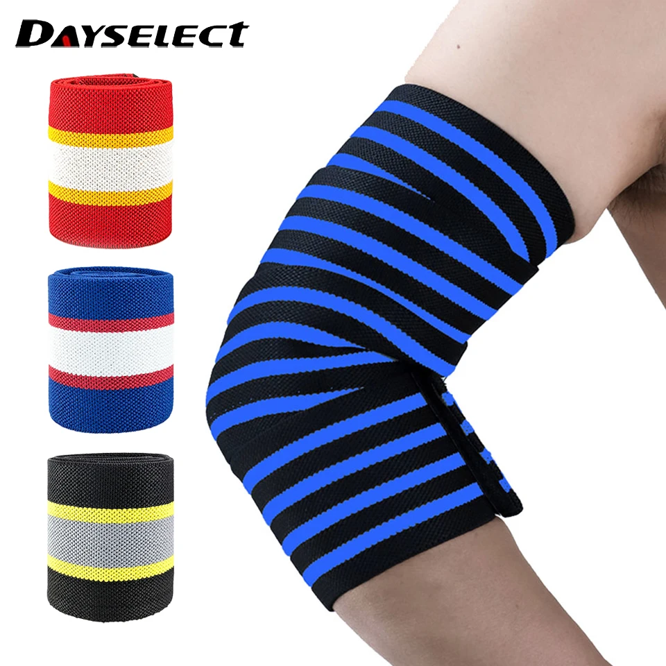 1Pcs Elbow Guard Anti-slip Sports Protective Wrist Guard Fitness Assistance Belt Support Winding Tendon Sheath Protective Gear