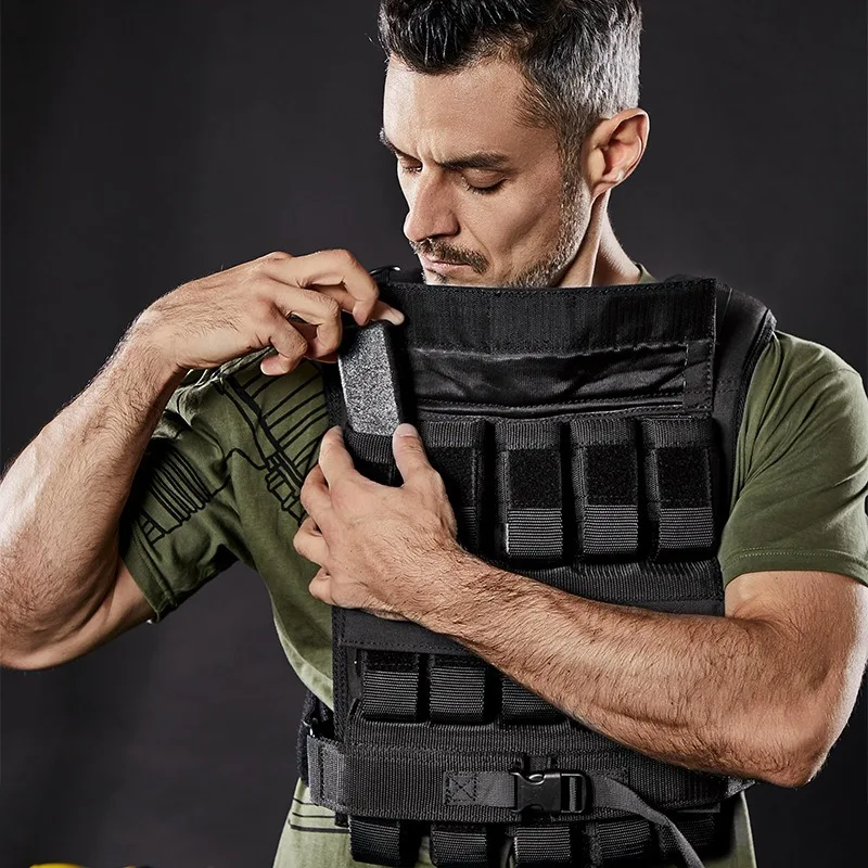 Fitness weight-bearing training vest outdoor sports vest weight-bearing equipment men's cross-border explosion spot wholesale