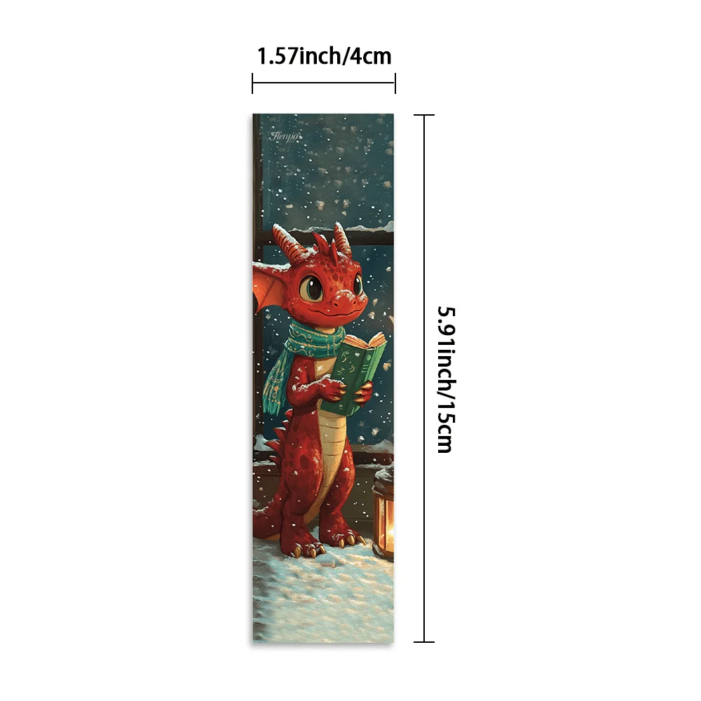 32pcs, Wooden Cabin Christmas-Themed Bookmarks, Christmas, Teacher Gift, Back-To-School Holiday Gifts, Creative Artistic Designs