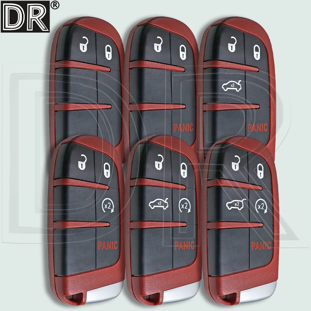 

Сменный чехол для дистанционного ключа автомобиля DR для Jeep SRT Dodge Challenger Durango Journey SRT Hellcat Redeye Widebody Chrysler 300
