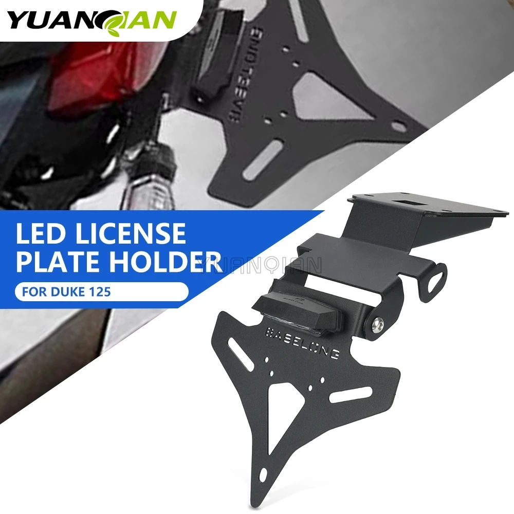 

NEW 2026 2027 For DUKE 125 250 390 Duke390 Duke125 Duke250 2024 2025 License Plate Holder Motorcycle Fender Eliminator Kit