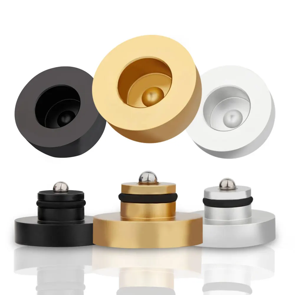 

4 шт., изолирующие ножки для динамиков, подушечки для платформы проигрывателя, аудиоамортизатор, изолирующие ножки для сабвуфера, 33 × 30 мм, подставка для подушек