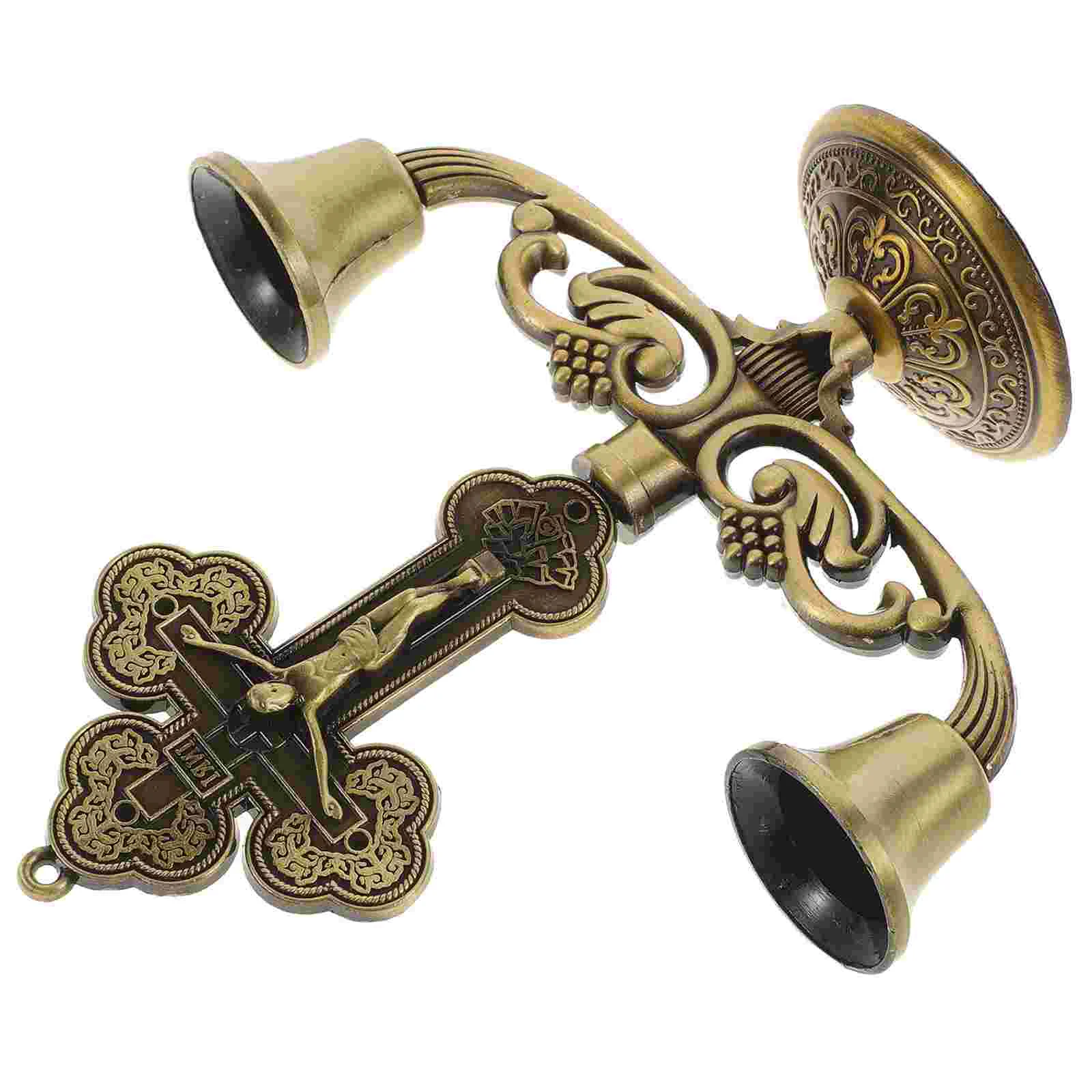

Tea Light Holder European Style Candlestick Alloy Craft Brass Golden Religious Gift