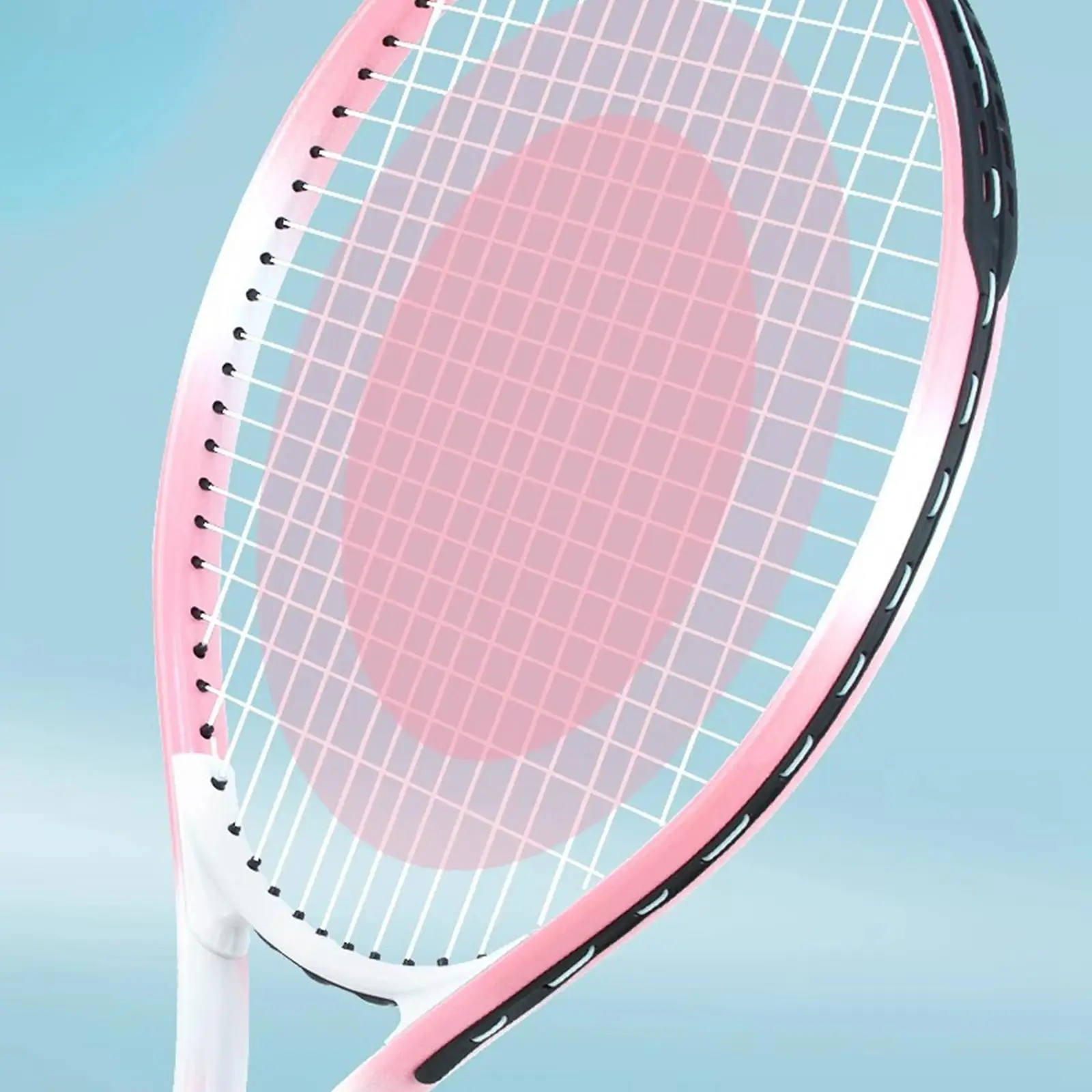 

Tennis Racket with Pre Portable, Practice, Practical Women Men Training Lightweight Tennis Racquet Comfortable Grip