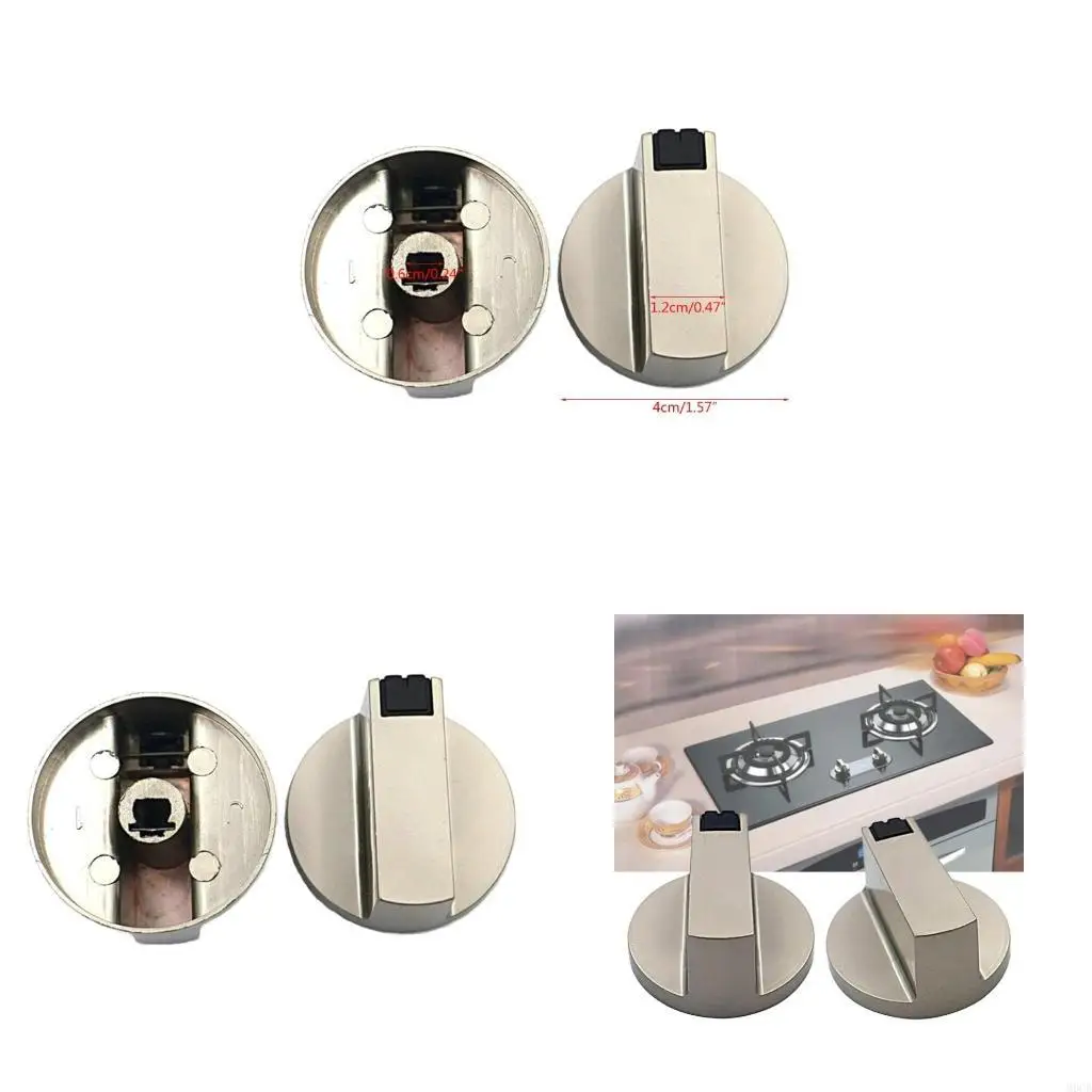 M6CB Gas Stove Cooker Control Knobs Adaptor Oven Rotary Switch Replacement 6mm/0.24''