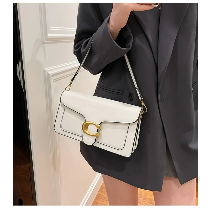 2025 Herbst Neue Nischenhandtasche für Damen, Hochwertige Textur, Einfarbig, Schlicht und Vielseitig, Kleine Quadratische Tasche, Klassische Retro-Umhängetasche – Detail 7
