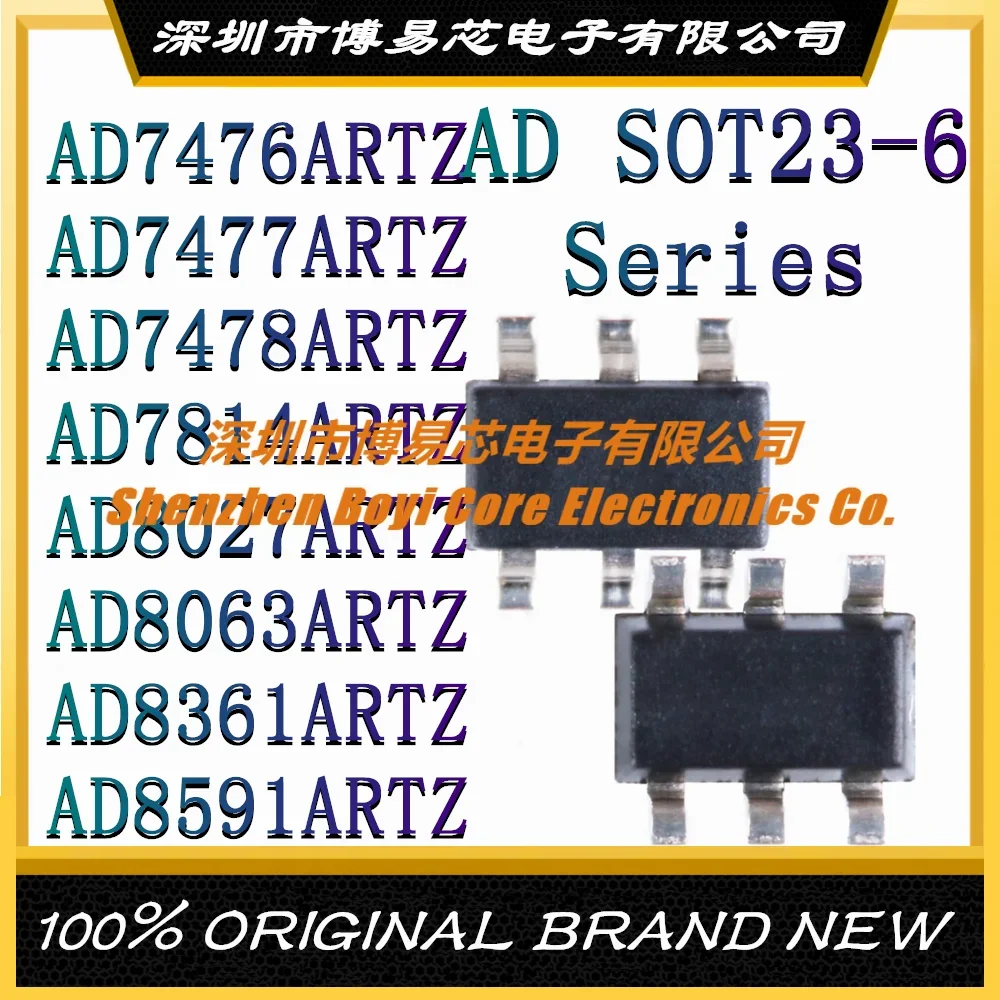 AD7476ARTZ AD7477ARTZ AD7478ARTZ AD7814ARTZ AD8027ARTZ AD8063ARTZ AD8361ARTZ AD8591ARTZ REEL7 SOT-23-6 Operational Amplifier