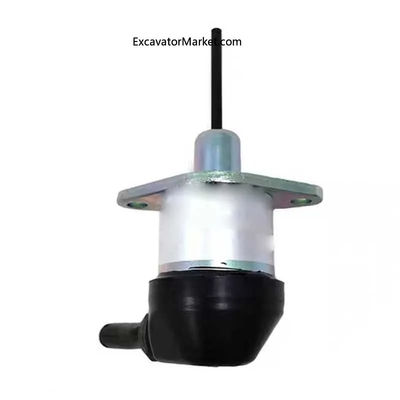 For Excavator Excavator Accessories For KUBOTA Engine Stall Switch Flameout Solenoid Valve 17208-60015