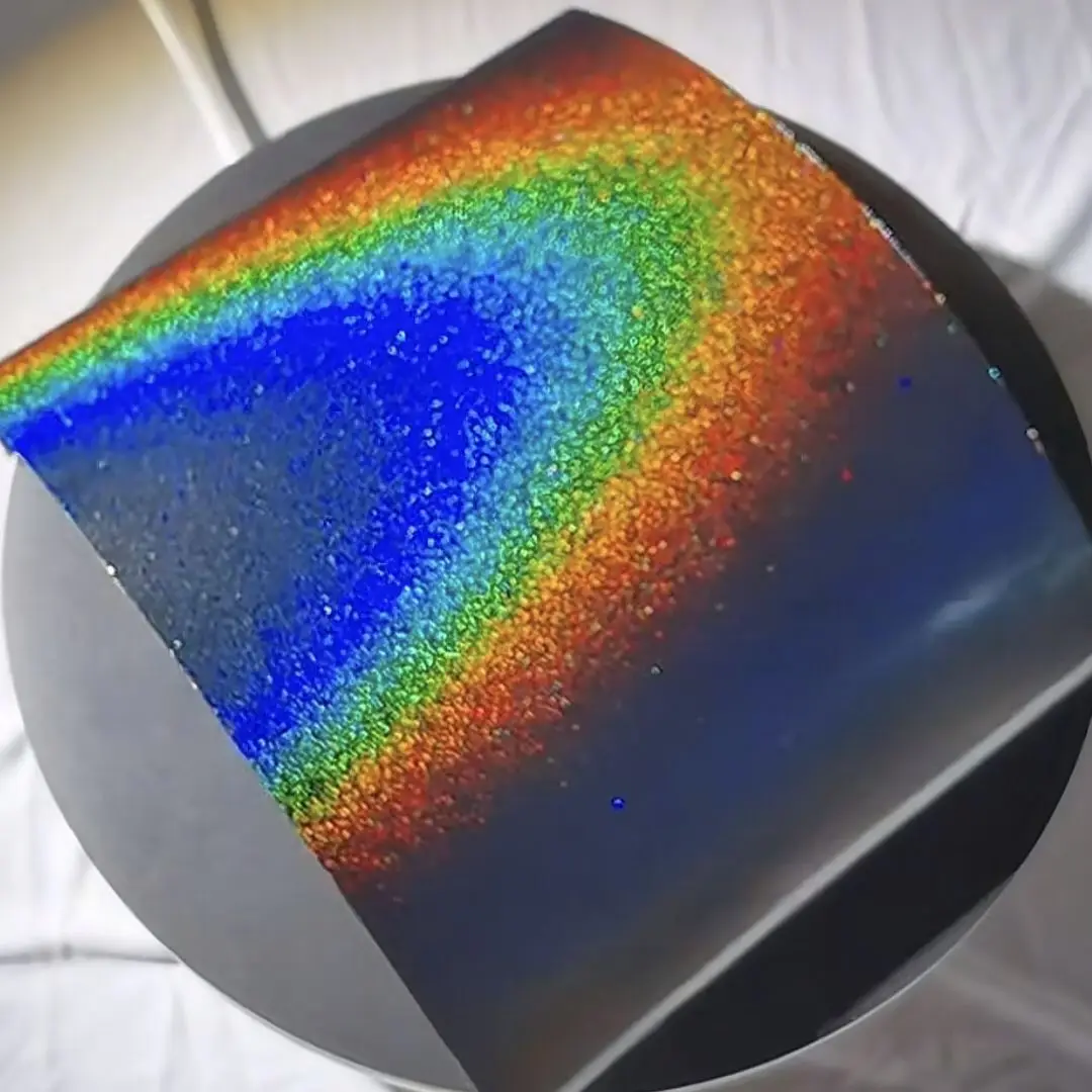 Bulk  Holographic chameleon Rainbow Pearl pigment for Nail Art ,car paint and resin art