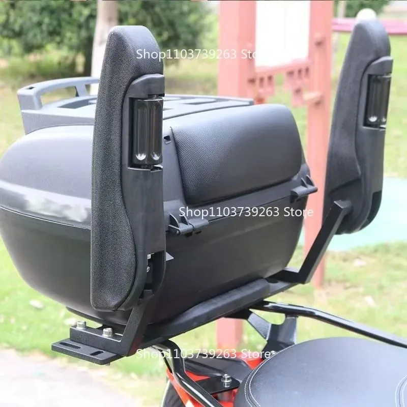 Podłokietnik bezpieczeństwa na tylne siedzenie motocykla, składany, do skutera, bagażnika pojazdu elektrycznego, uniwersalny podłokietnik bagażnika