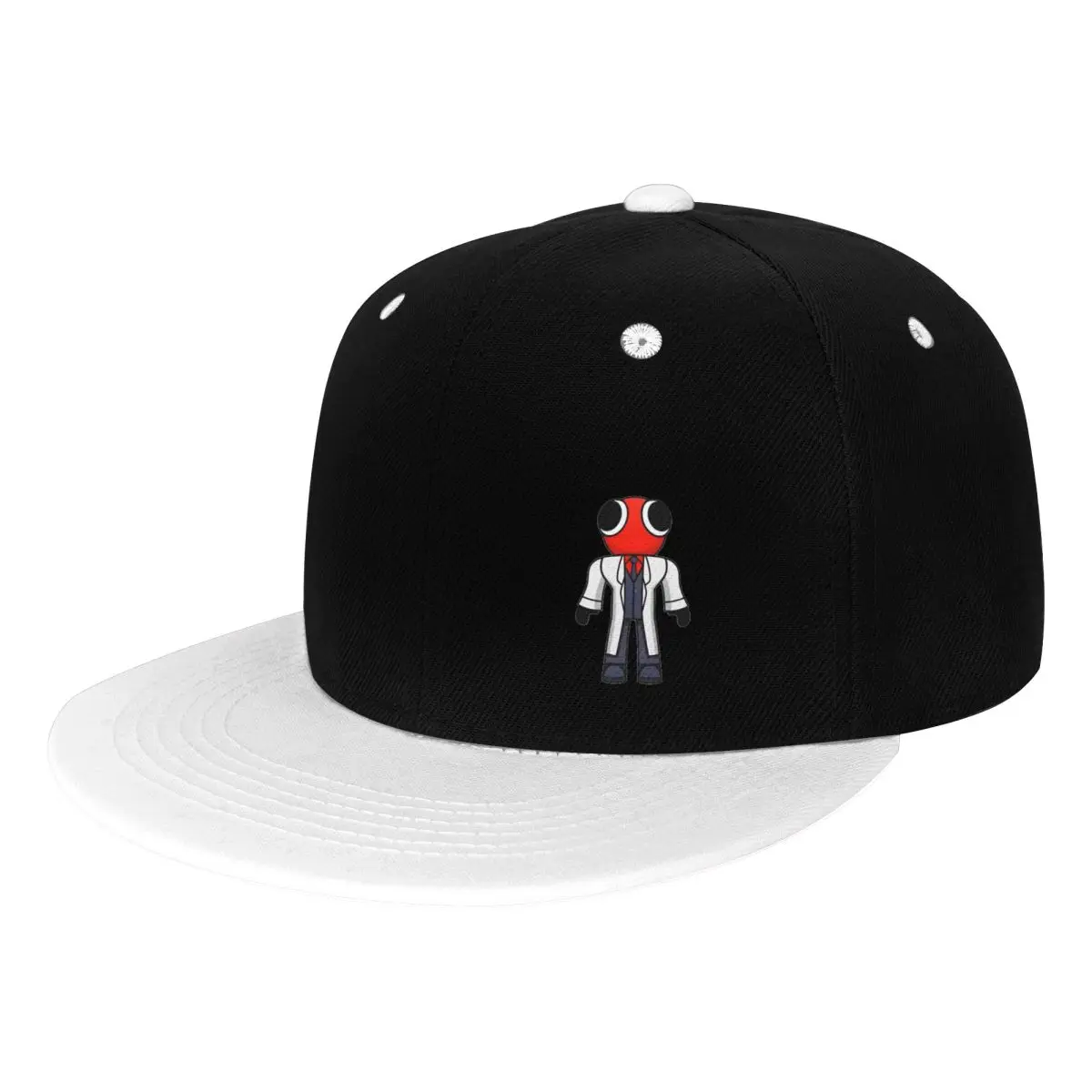 

Бейсбольные кепки Red Scientist Rainbow Friend Snapback для мужчин и женщин, уличная кепка в стиле хип-хоп, бейсбольная кепка Casquette