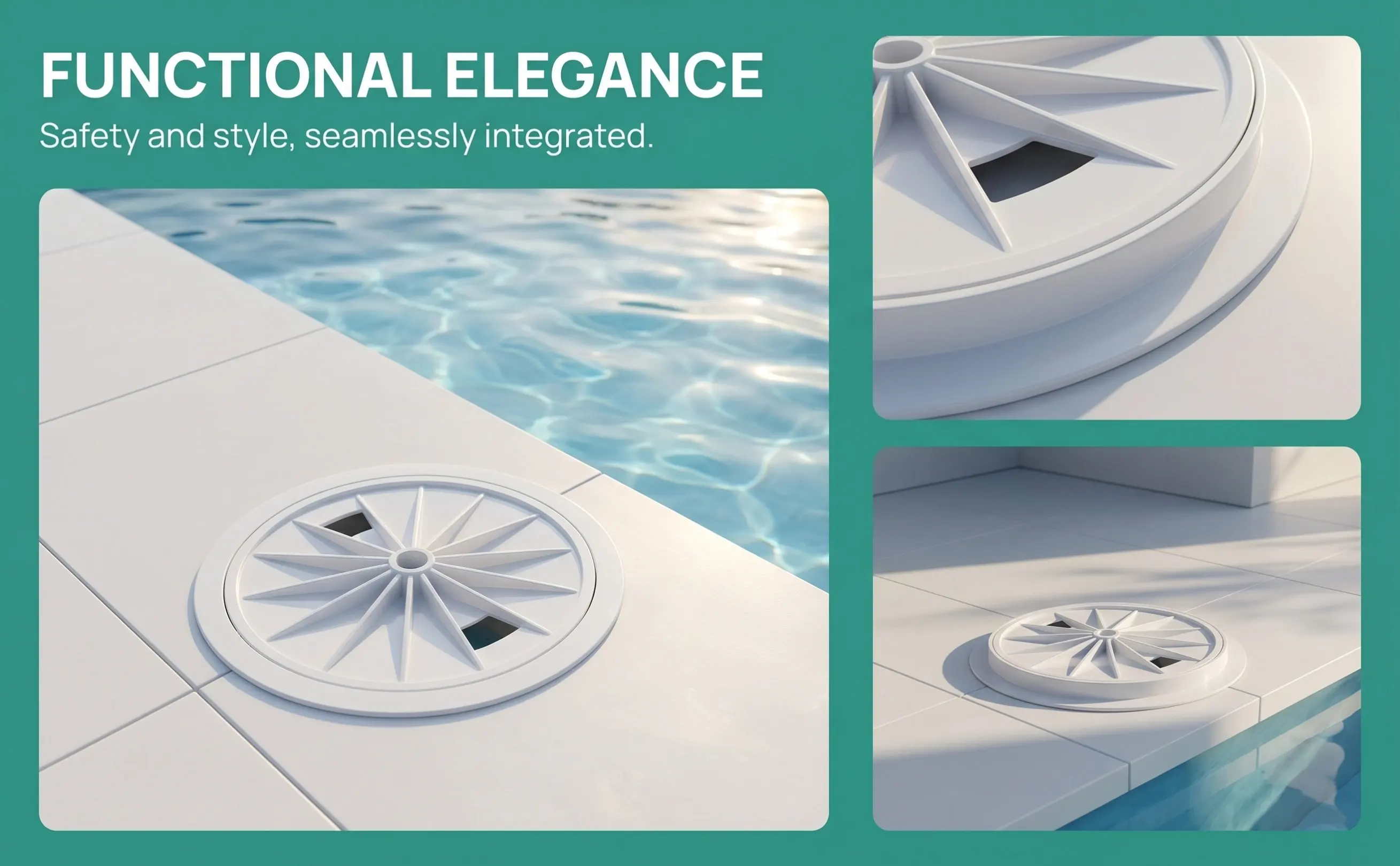 Pool Sauna Halloween Christmas Pool Skimmer Top Cover Pool Skimmer Cap Garden Swimming Pool Inground Swimming Pool Lid