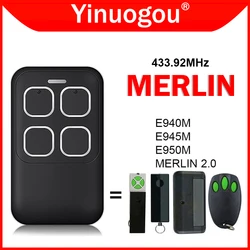 Merlin-ガレージドア用リモコン,e940m e945m e950mガレージドアオープナー433.92mhz,リン2.0,リモコン,ガレージドアオープナー,コマンド送信機