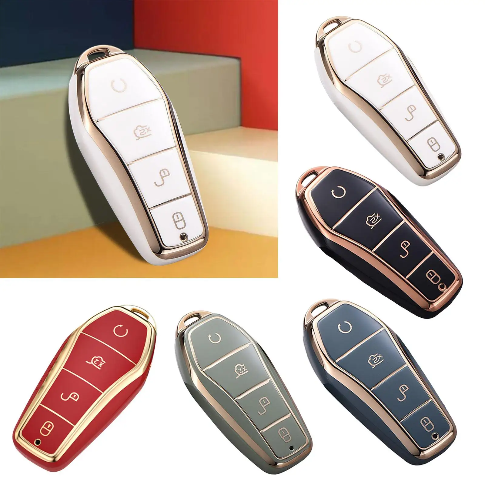 

Автомобильный брелок из ТПУ, мягкий для Byd Atto 3, замена высокого качества