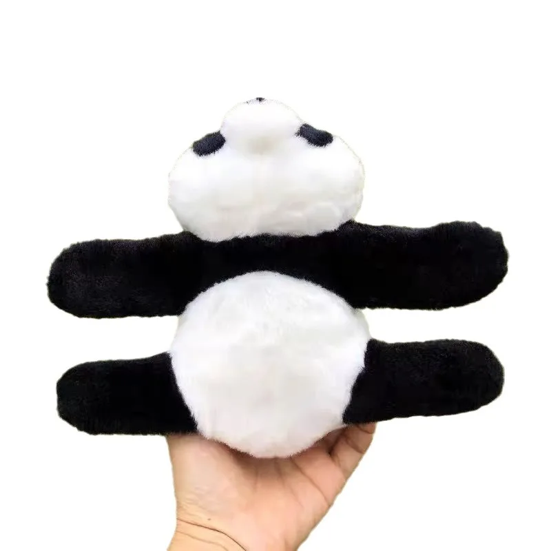 1 szt. Kawaii Zwierzęca Opaska na Nadgarstek z Zatrzaskiem Panda Pluszowy Pierścień na Rękę Opaska dla Dzieci Zabawki Urodzinowy Elegancki Prezent
