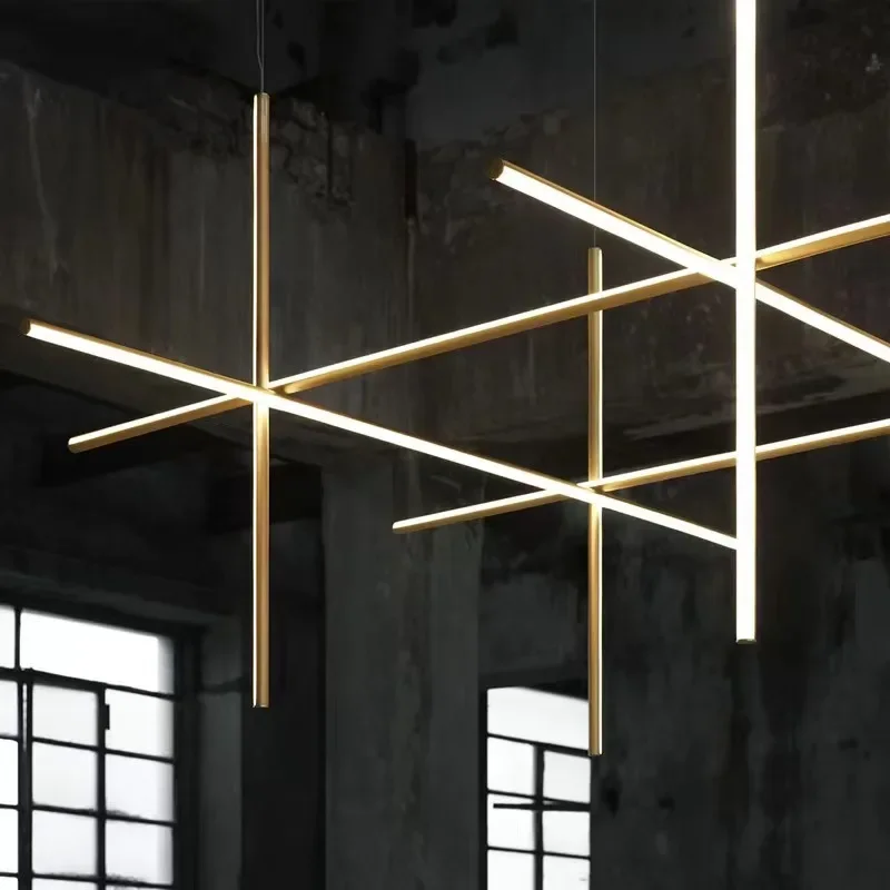 Plafonnier LED au Design Minimaliste poumons Moderne, Éclairage d'Nik, Luminaire Décoratif de Plafond, Idéal pour un Salon, une Villa ou des Escaliers