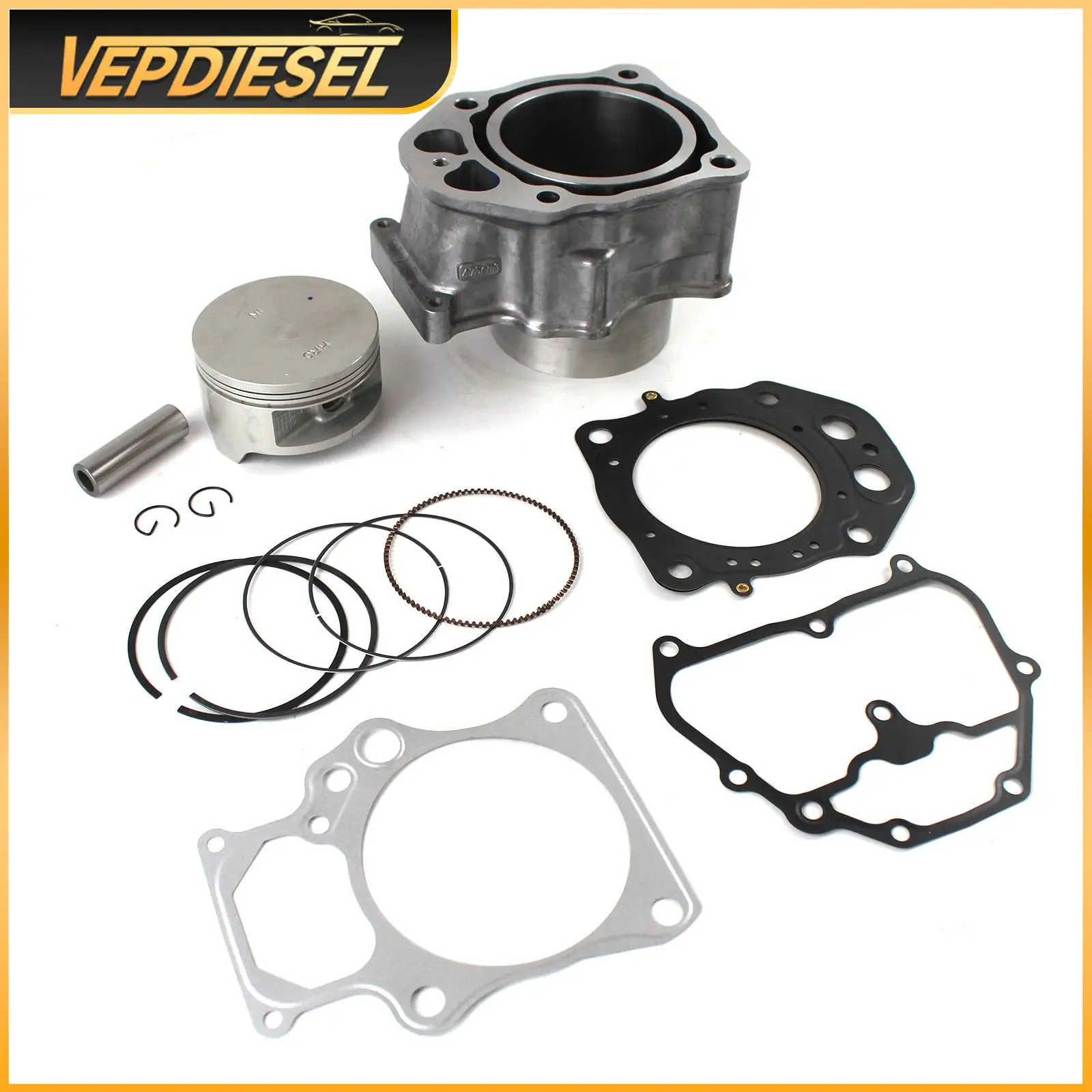 

1Set Cylinder Jug Fit for Honda 12-19 TRX500 Foreman Rubicon 500 FPE FPM FE FM FA Piston Rings Gasket Top End Kit