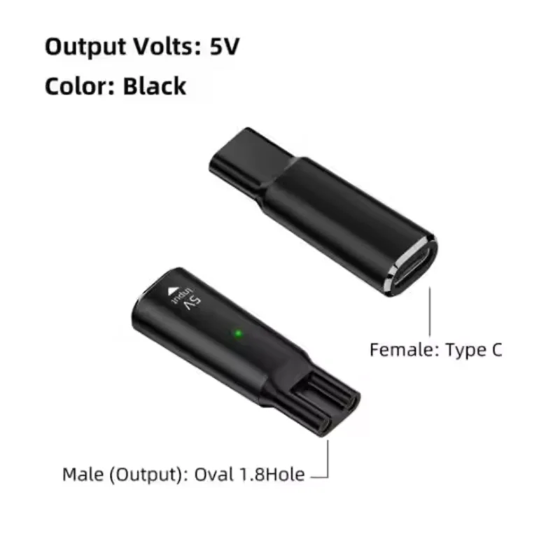 USB​ Type C PD to DC 4.3V 5V 8V 15V Power Adapter Converter for Philips Shaver Razor Electric Hair Clipper Fast Charge Connector