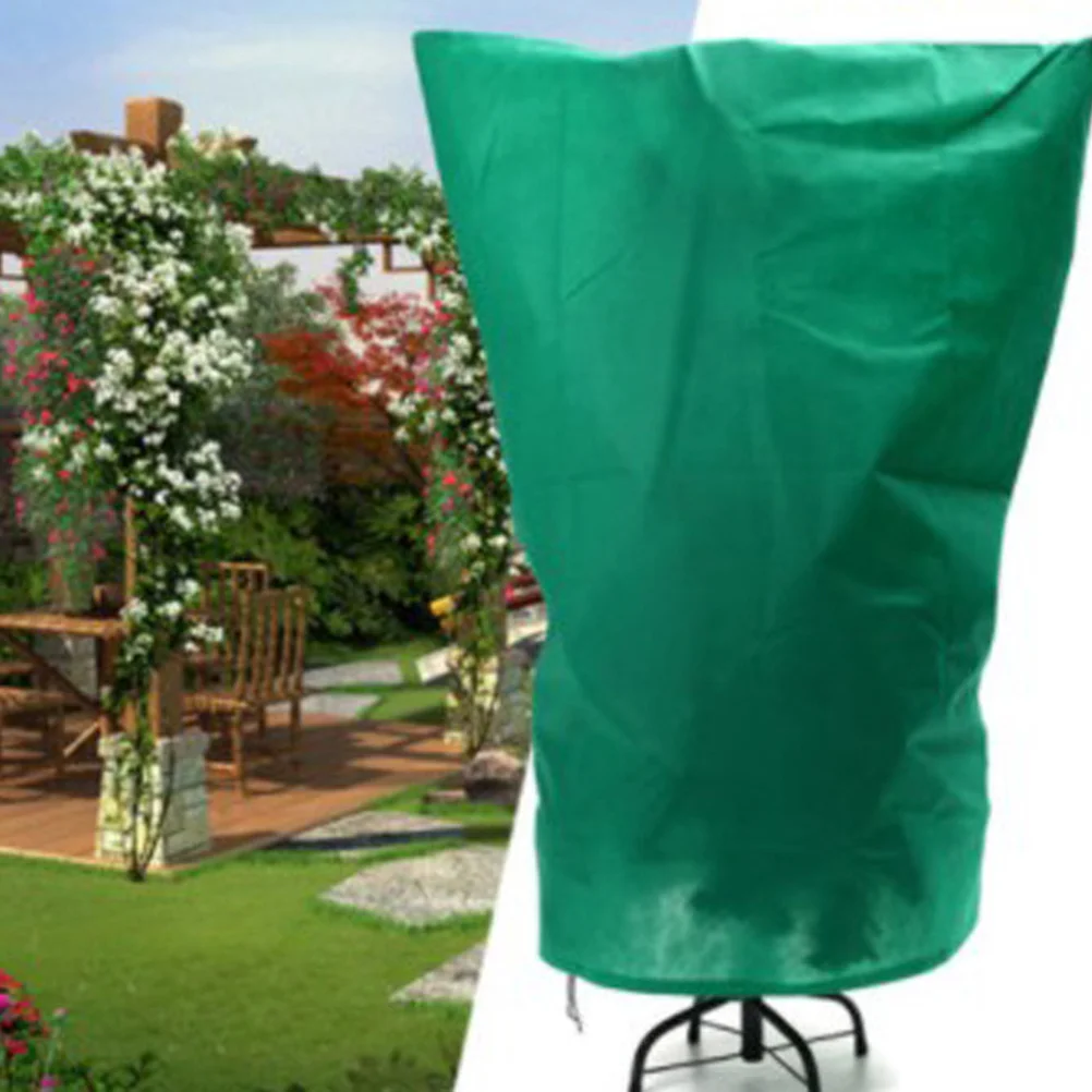 

1Pcs Plant Protective Cover Non-Woven Fabric Tree Flower Shelter Adjustable Height Garden Greenhouse Cover for Outdoor Plants