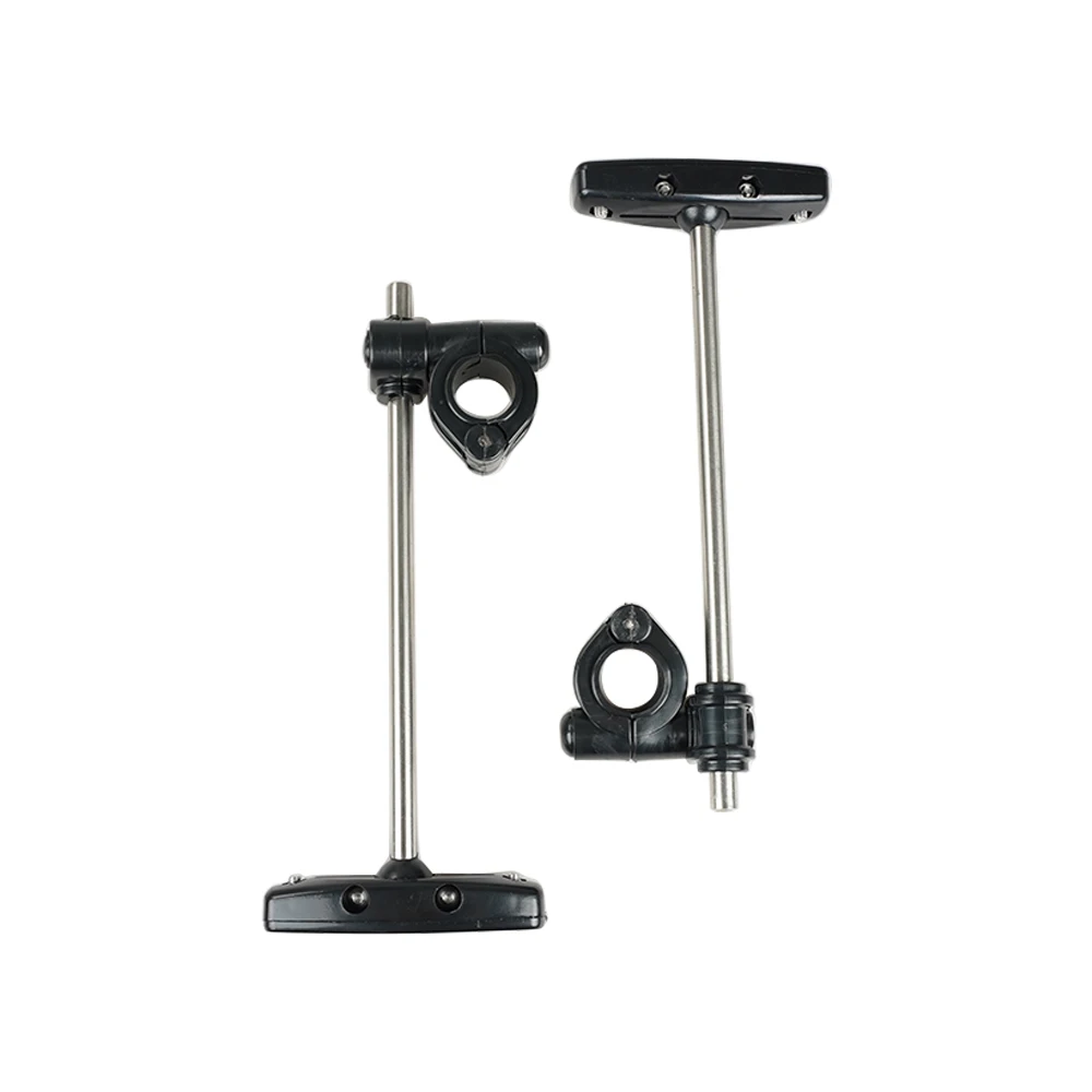 Universal Motorcycle Windshield Fit For 22 - 25mm Handlebar Street Bikes Bracket Heightened Modified Thickened Front WindScreen