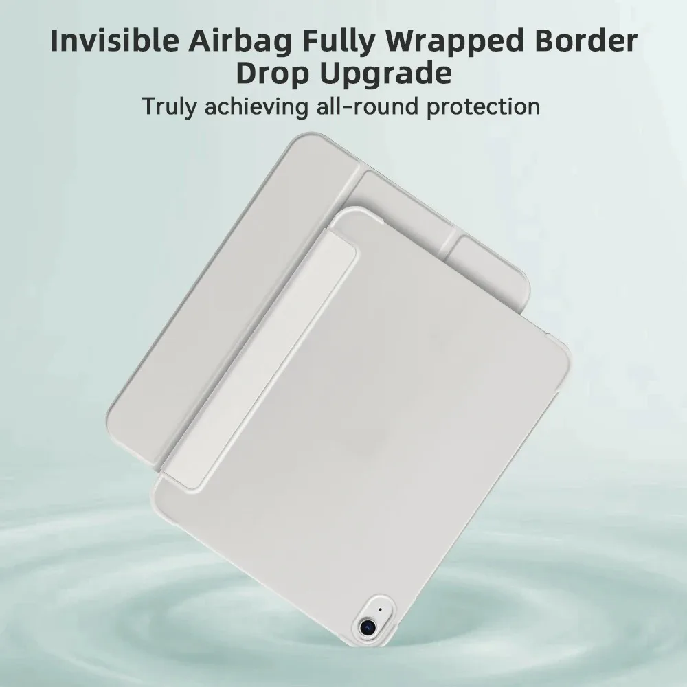 Nowe etui 2026 do iPad Air 11 M4 M3 2025 2024 Air4/5 10.9 2022 z uchwytem na rysik, inteligentna obudowa do iPada 10. i 11. generacji A16 — zdjęcie produktu 6