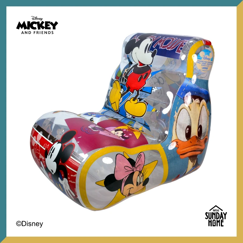 

Disney 100% подлинный SUNDAYHOME легкий роскошный винтажный надувной диван с Микки, модный домашний декор, уличный надувной табурет