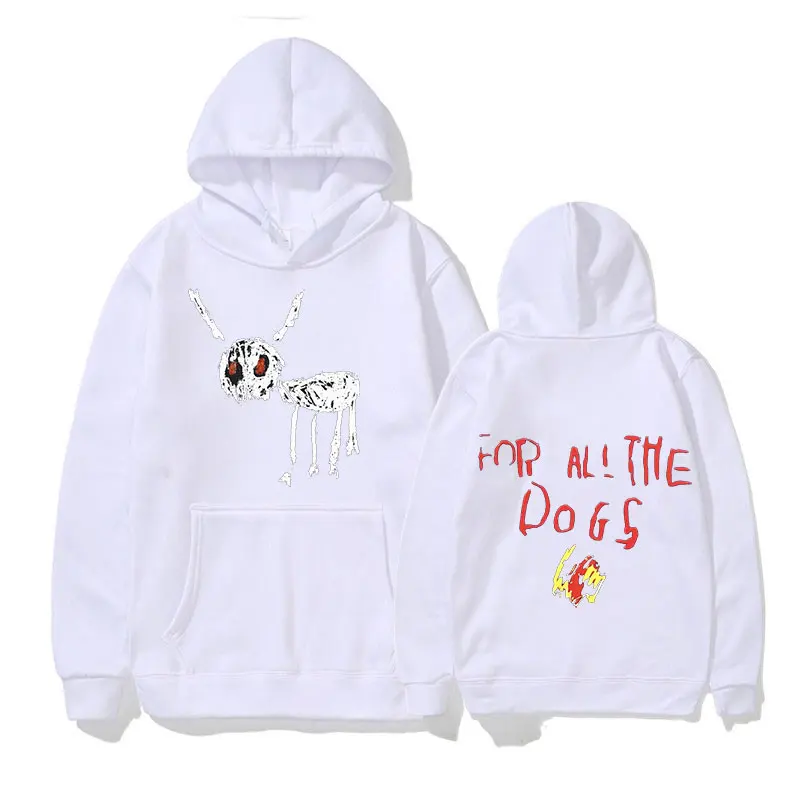 Rapper Drake for All The Dogs Hoody Album World Tour 2023 Fashion Sweatshirt Men Hip Hop Retro Pullover Hoodie Unisex Streetwear