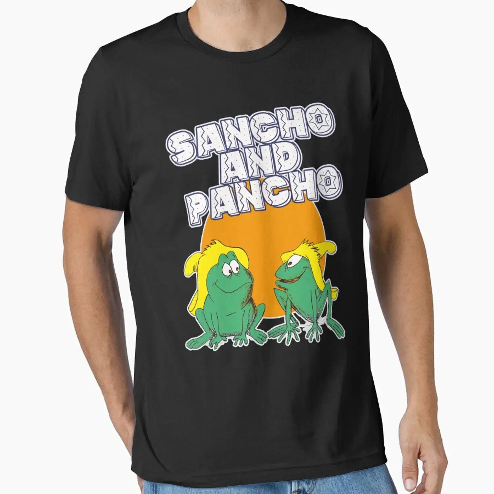 Sancho And Pancho Animated Series designed sold by EmilyHanover8 vintage Washed Stretched fashion Top For Everyday Wear Casual
