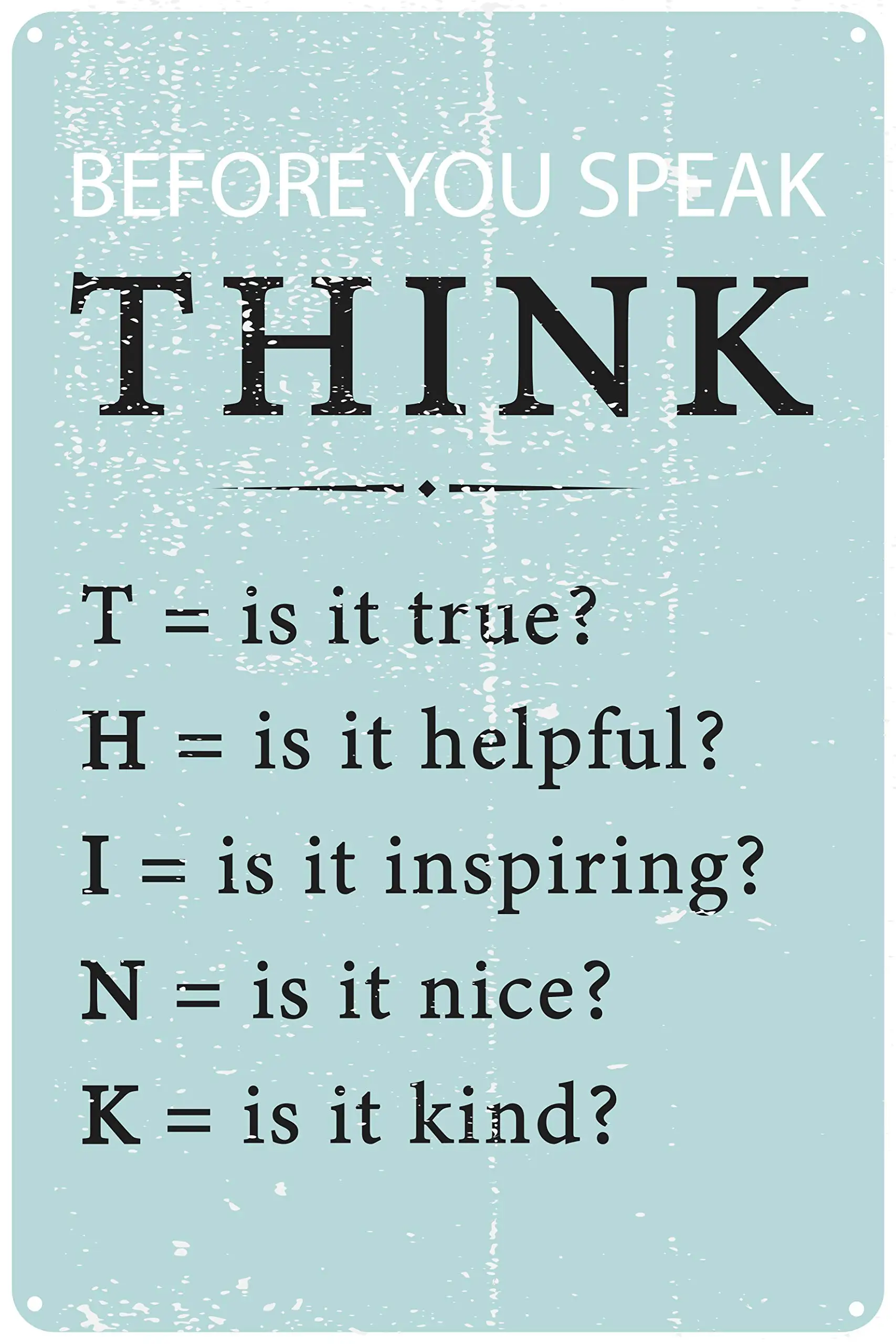 Think Before You Speak 12