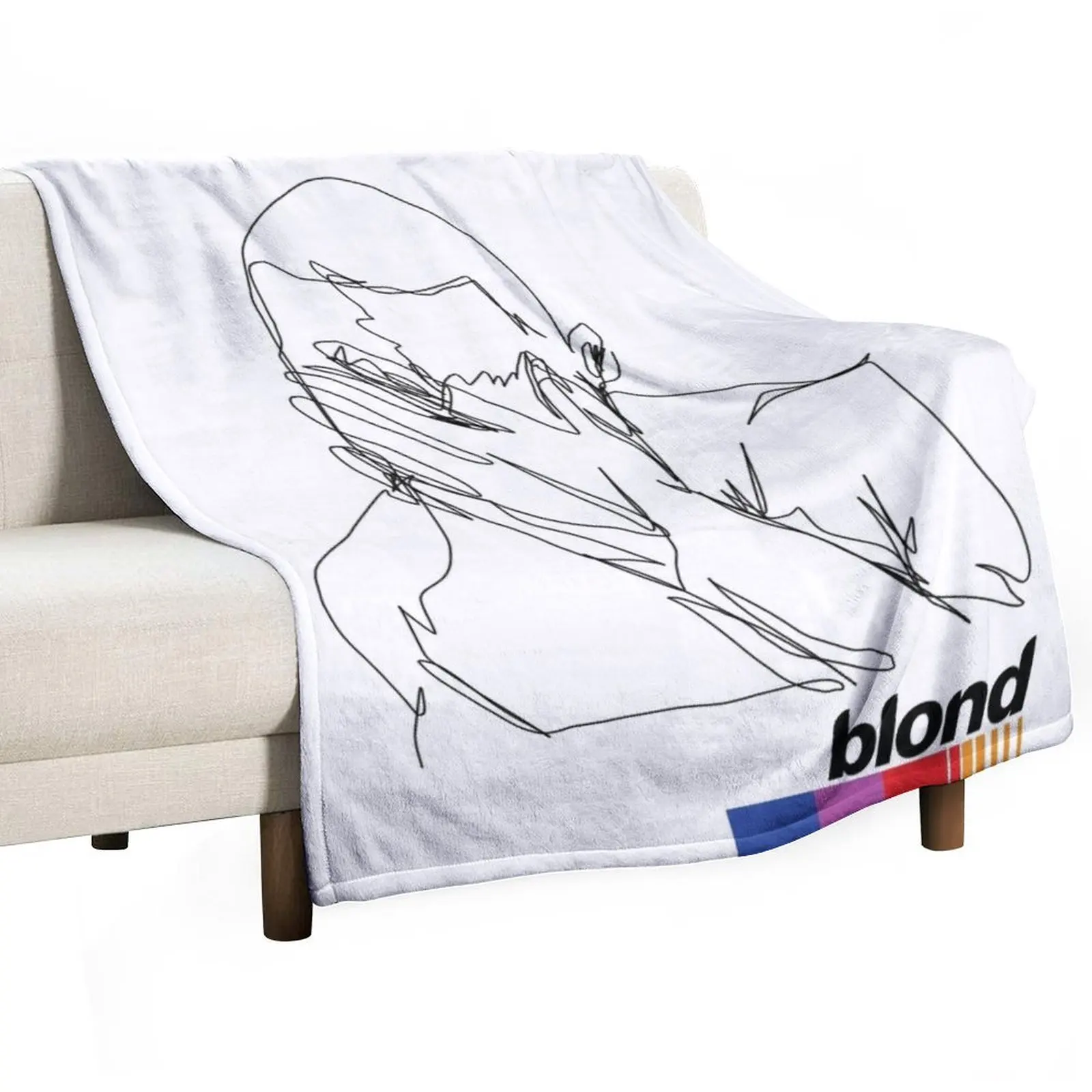 Frank Ocean Blonde Throw Blanket Blankets Sofas Of Decoration For Baby for sofa Single Softest warm winter Blankets