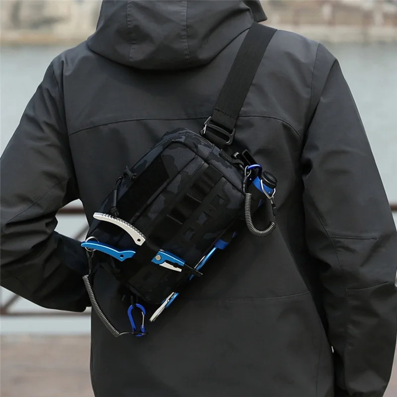 

XSXS-Waterproof Fishing Tackle Bag Multifunctional Outdoor Waist Fanny Pack Ideal For Camping, Hiking, Hunting