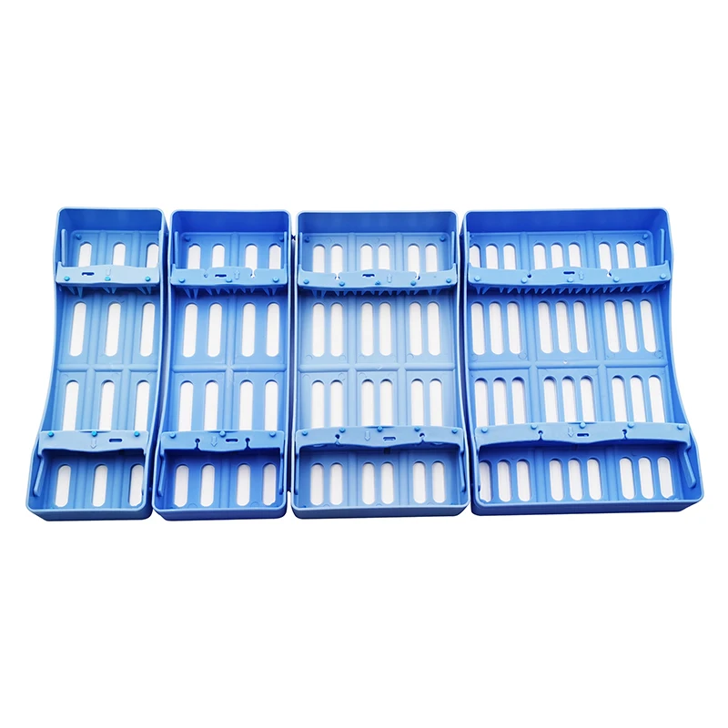 Dental Disinfection Placing Box Plastic Sterilization Container for Instrument Storage Autoclavable Dental Tools Tray