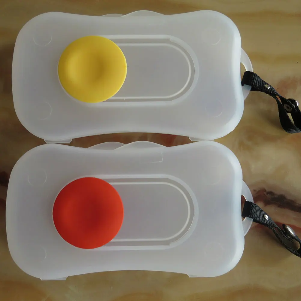 

2Pcs Baby Wipes Box Travel Case Portable Wet Tissue Holder Reusable Dispenser Compact Design for Daily Convenience