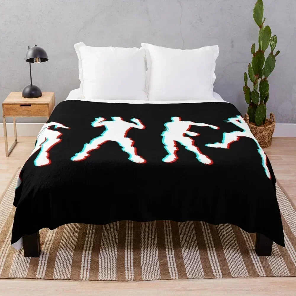 Battle Royale Victory Dance Cool Justice Dance Throw Blanket Portable Lightweight Blanket for Travel Camping