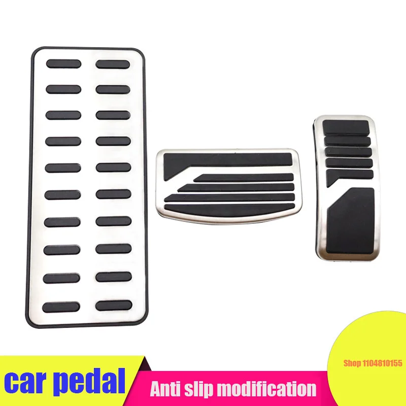 CAR pedals for Mitsubishi striped models with modified throttle, brake, rest area, anti-skid pedal accessories