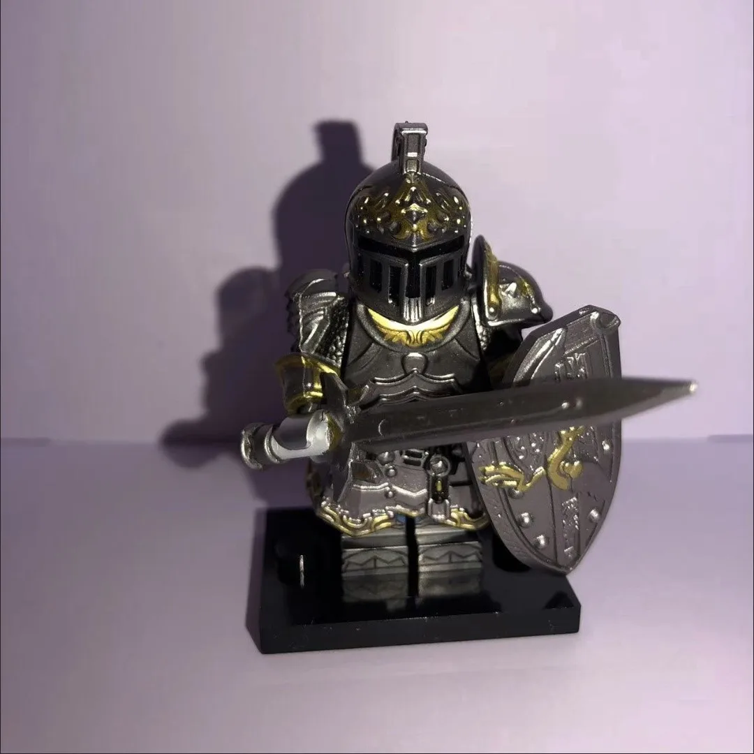 5cm Game Figure Sephiroth Knight Peripheral Plastic Model Assemble Building Blocks Desktop Decoration Ornaments Gifts Toys