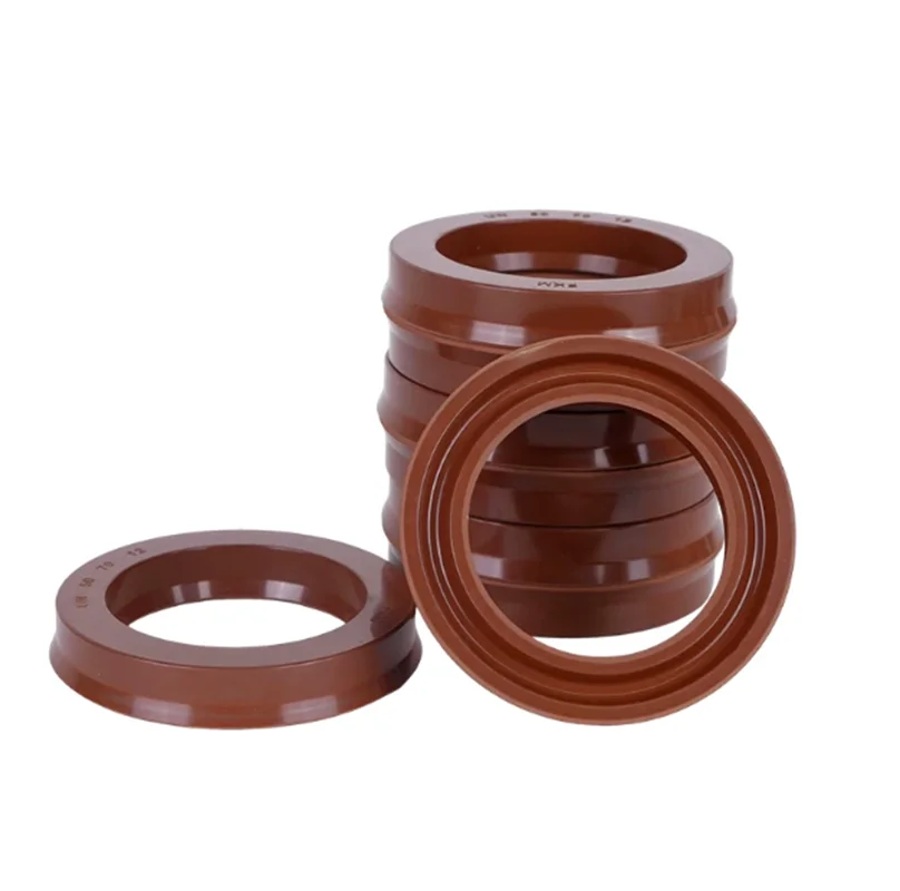 1PCS Fluorine Rubber Hydraulic Sealing Ring 40-55mmUN/UHS/U/Y type Universal Sealing Ring Gasket For Shaft Hole