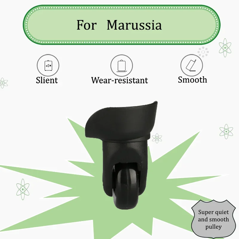 

For Marussia W178 Luggage Wheel Replacement Parts - 360° Smooth Rolling Swivel Wheels Durable Luggage Wheel Repair Parts