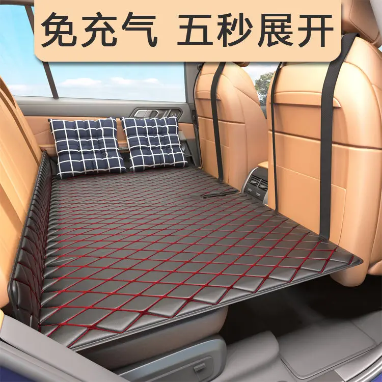 Easily Stored and Folded Non-inflatable Bed Rear Seat Sleeping Mattress Car Travel Bed Cushion Pad