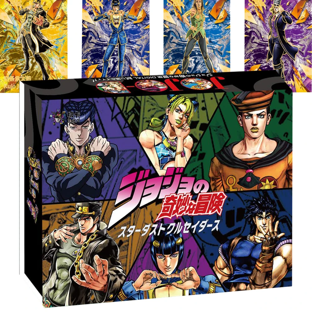 

Anime JoJo Bizarre Adventure Cards Game Collection Hot Selling Jolyne Cujoh Rare Character Fashion Card Birthday Gift for Child