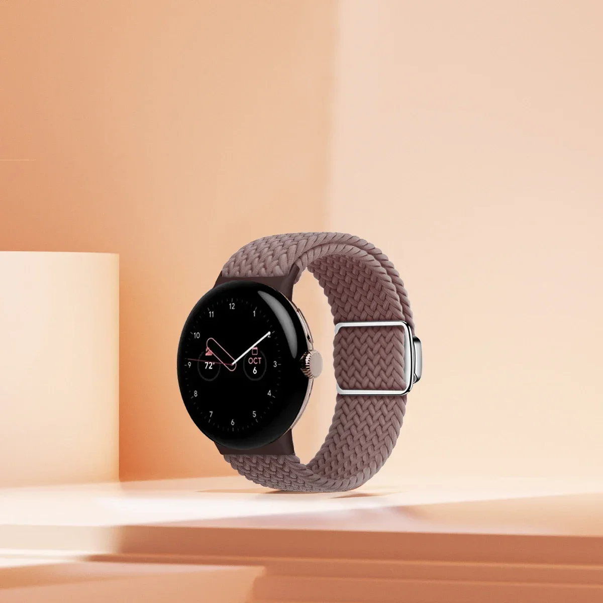 Nuovo cinturino intrecciato Solo Loop per cinturino Google Pixel Bracciale magnetico in nylon elastico Correa per cinturino Google Pixel Watch 2