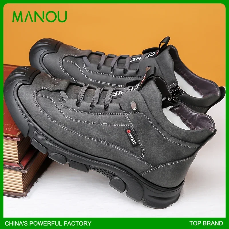 new-plush-and-warm-high-top-martin-boots-versatile-workwear-men's-shoes