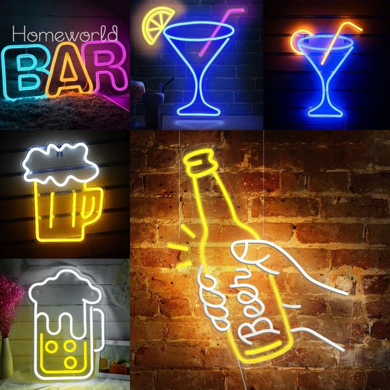 Beer Time Led Neon Sign Shop Bar Restaurant Hotel Decorative Light Neon Bedroom Wall Kitchen Personalized Decor Night Light